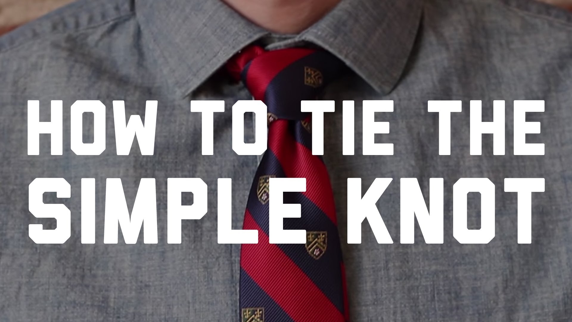 how to tie a perfect knot in your shirt